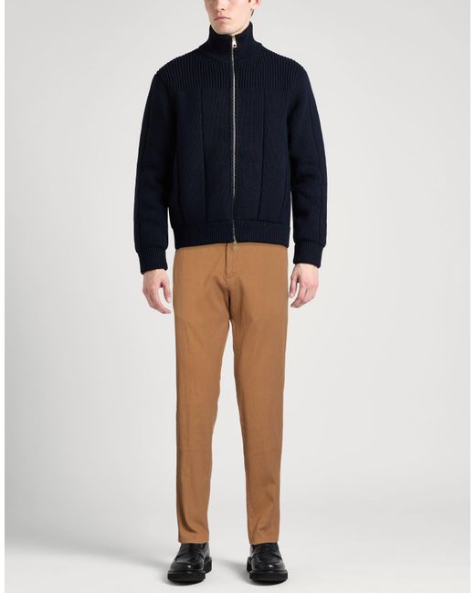 Kiton Brown Camel Pants Cotton, Cashmere, Elastane for men