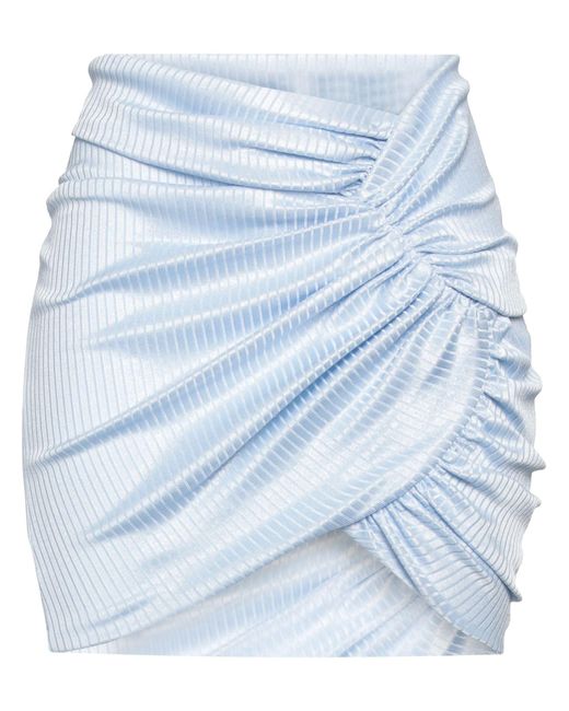 Alexandre Vauthier Blue Mini Skirt