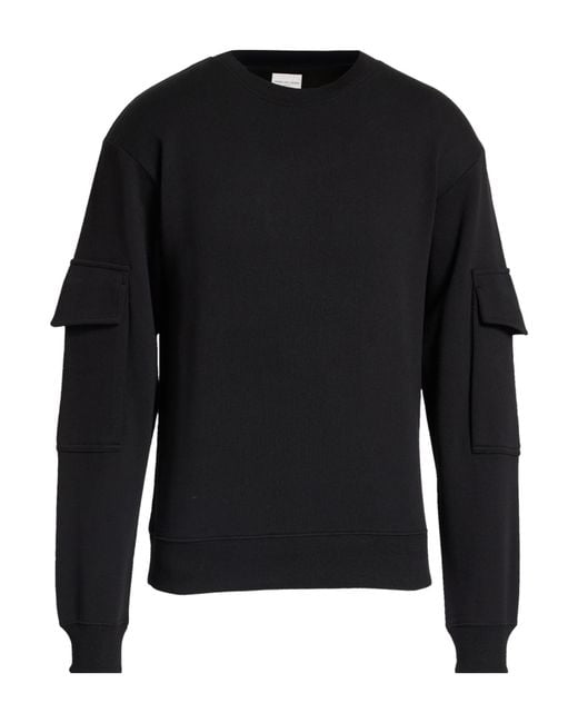 Dries Van Noten Black Sweatshirt Cotton for men