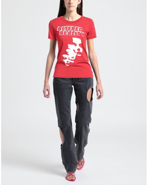 T-shirt di Raf Simons in Red