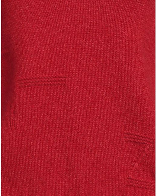 Zadig & Voltaire Red Sweater Cashmere, Merino Wool