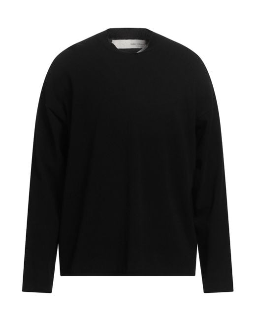 Isabel Benenato Black Sweater Viscose, Polyester for men