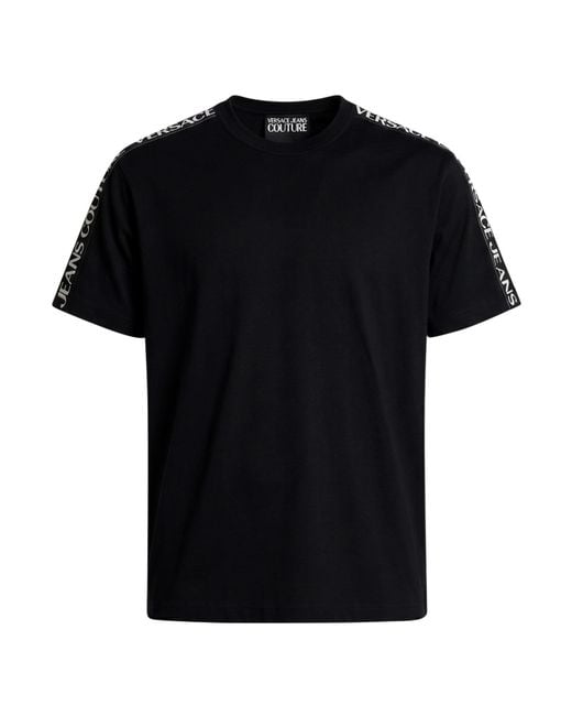 Versace Jeans Couture Black T-Shirt Cotton for men