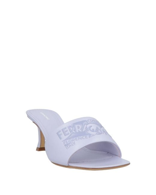 Ferragamo White Sandals