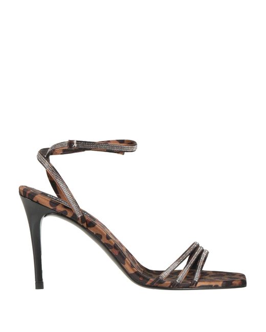 Pedro Garcia Brown Sandals Textile Fibers