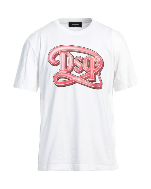 DSquared² White T-Shirt Cotton for men
