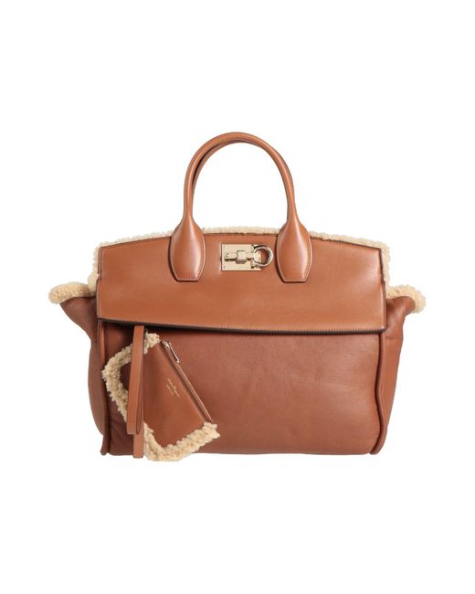 Ferragamo Brown Handbag