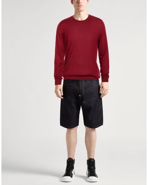 Pullover di Fedeli in Red da Uomo