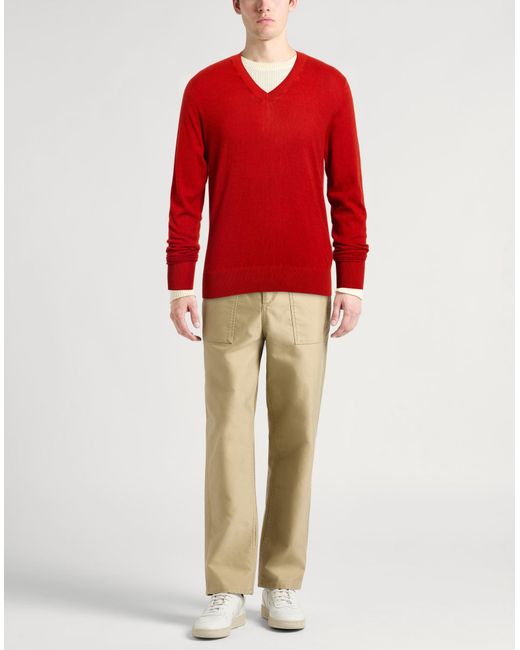Pullover di Paolo Pecora in Red da Uomo