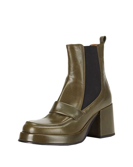 Lemarè Green Ankle Boots