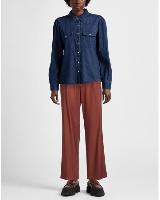 Berwich Red Pants Polyester, Virgin Wool, Elastane