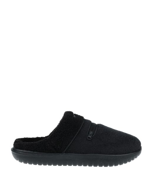 all black nike slippers