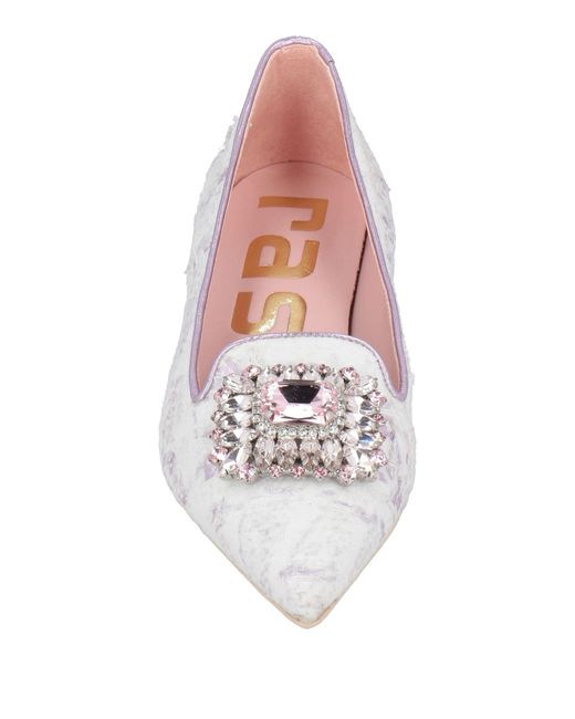 Ras White Loafers