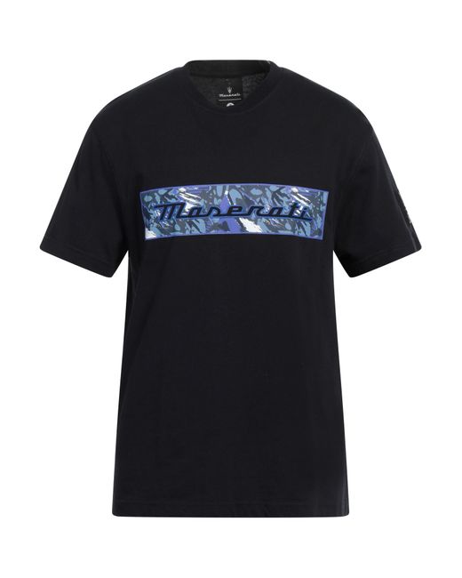 NORTH SAILS X MASERATI Black T-Shirt Cotton for men