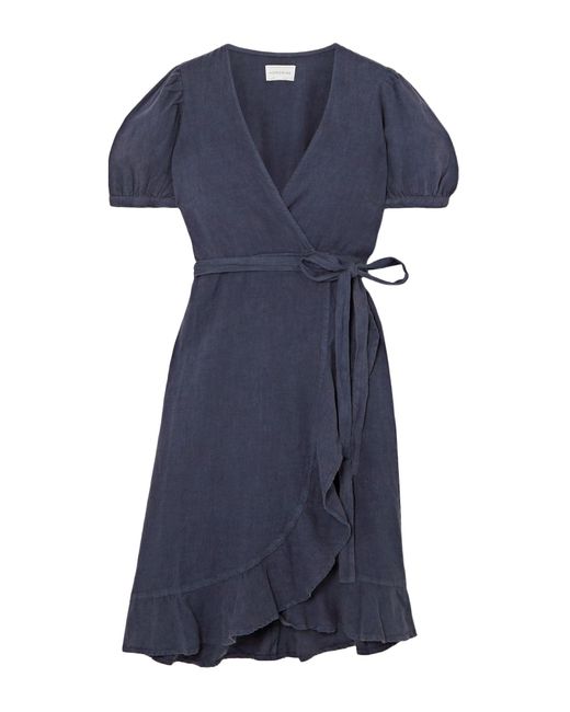 Honorine Blue Midi Dress