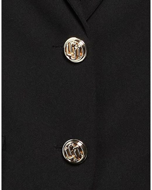 Liu Jo Black Blazer Polyester, Elastane