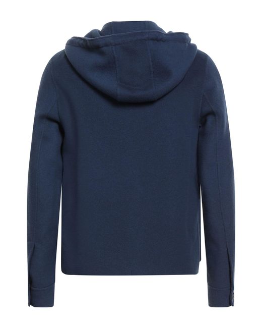 Lanvin Blue Jacket Wool, Cashmere for men