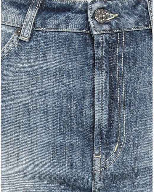 Dondup Blue Denim Shorts Cotton