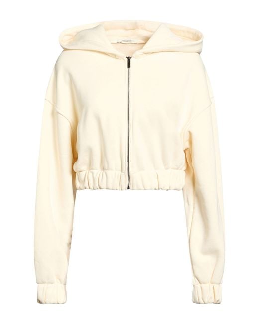 hinnominate Natural Ivory Sweatshirt Cotton, Polyester