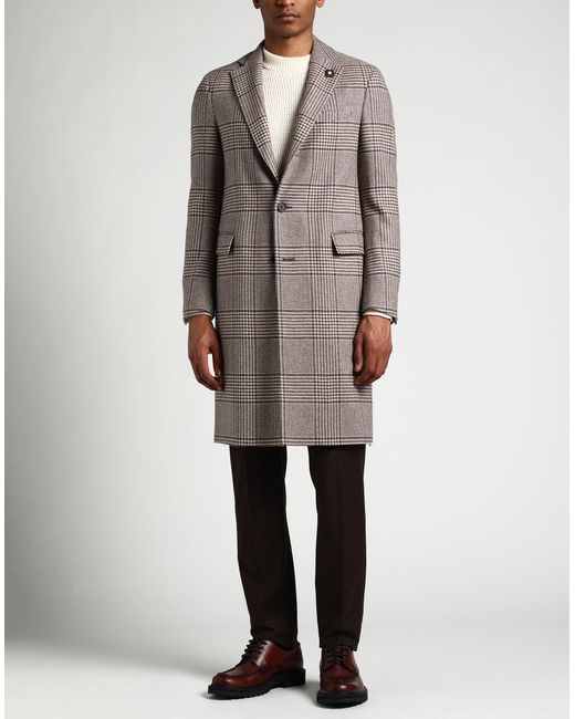 Manteau long Lardini pour homme en coloris Gray