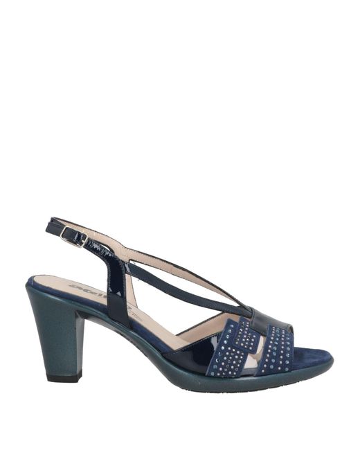 Melluso Blue Sandals Leather