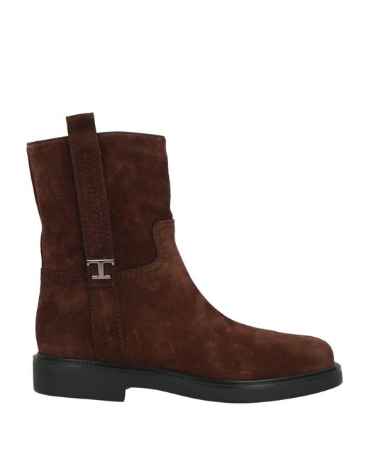Tod's Brown Ankle Boots