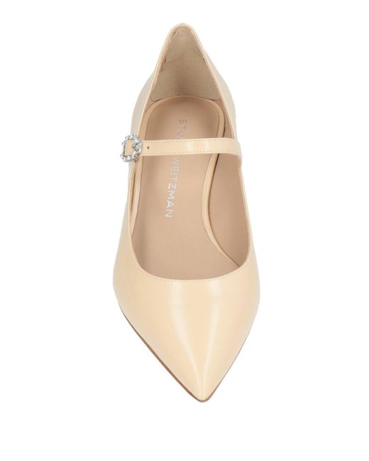 Stuart Weitzman Natural Pumps Leather
