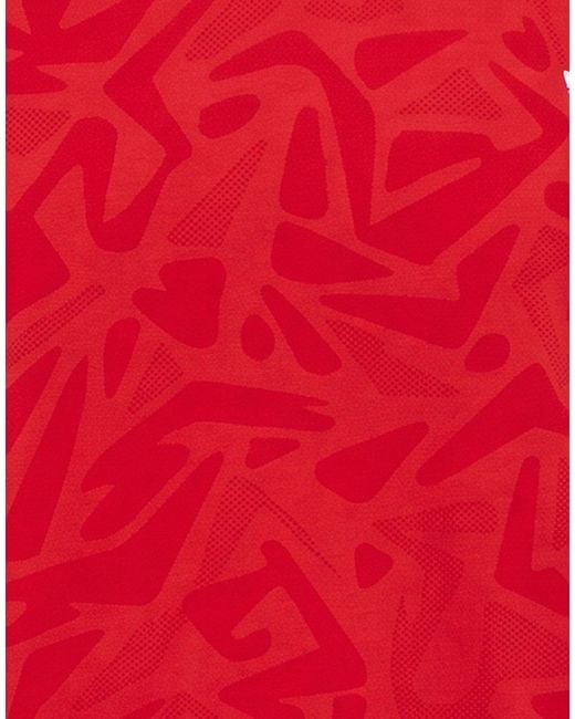Adidas Red T-Shirt Recycled Polyester, Elastane for men