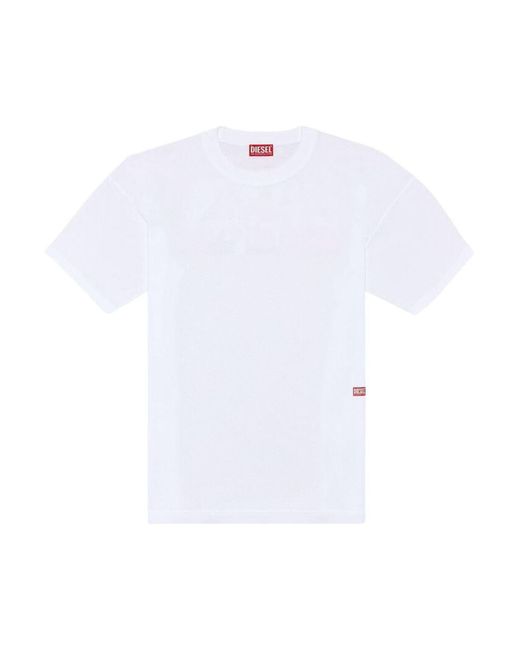 T-shirt DIESEL pour homme en coloris White