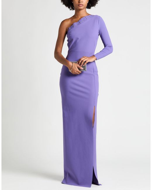 La Petite Robe Di Chiara Boni Purple Maxi Dresses