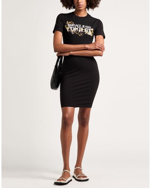 Versace Jeans Couture Black Mini Dresses