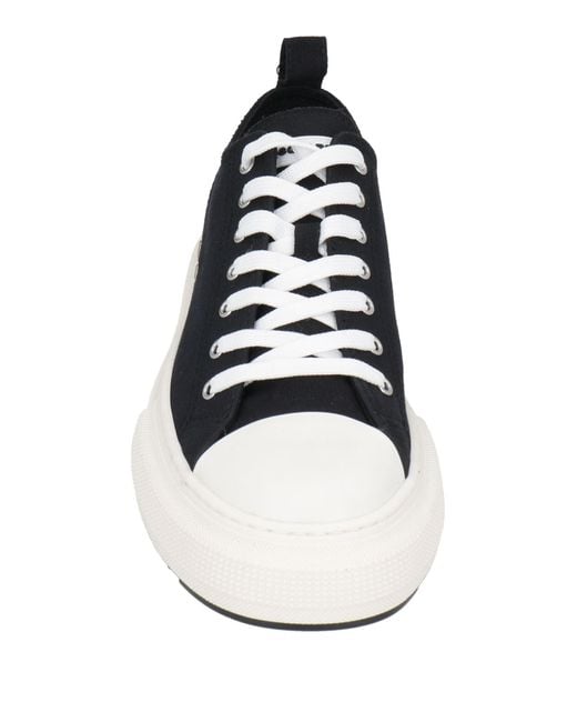 DSquared² Black Sneakers Textile Fibers for men