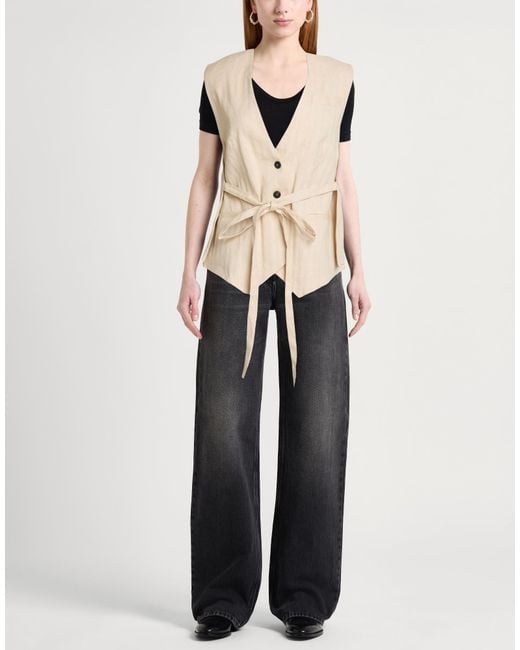 MAX&Co. Natural Tailored Vests