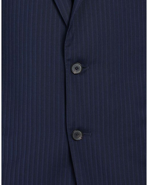 Lanvin Blue Suit Wool for men