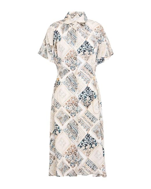Eleventy White Midi Dresses