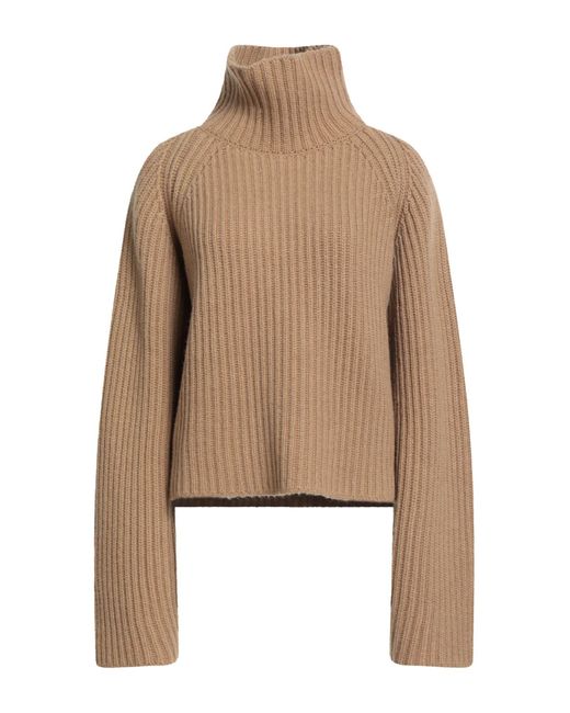 Khaite Natural Turtleneck Cashmere