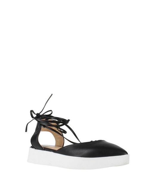 Apepazza White Ballet Flats
