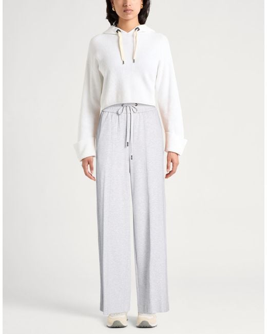 Peserico White Pants Cotton, Elastane