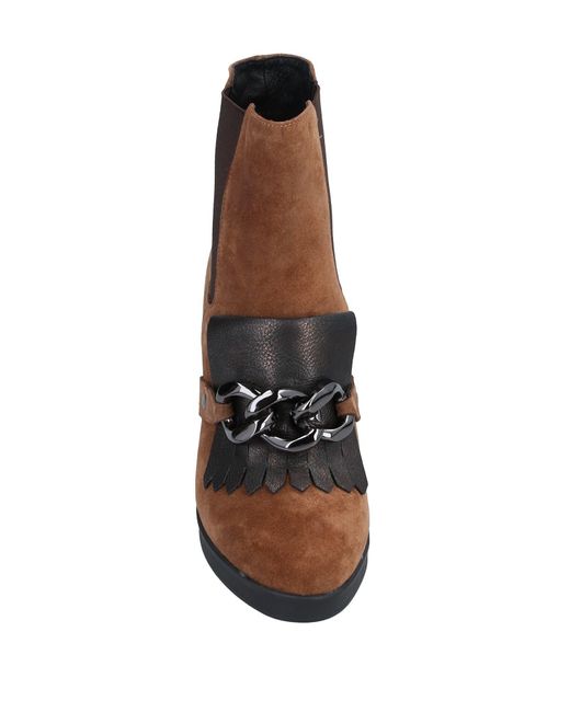 Luciano Barachini Brown Oggi Ankle Boots Leather, Synthetisches Material