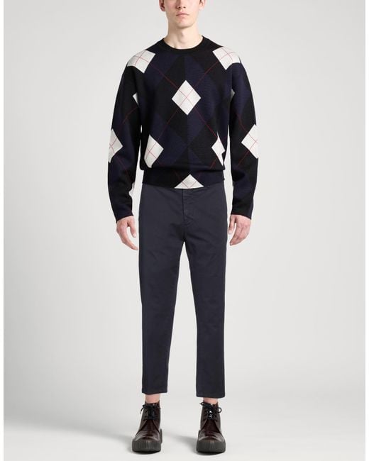 BE ABLE Blue Pants Cotton, Elastane for men