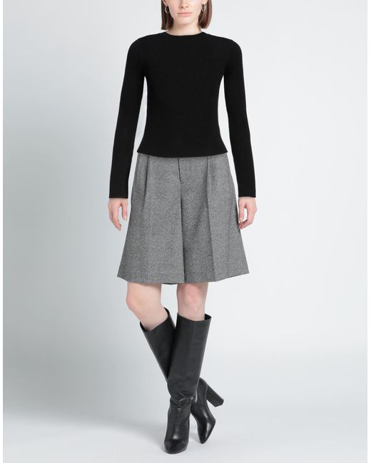Scaglione Black Sweater Merino Wool, Silk, Cashmere