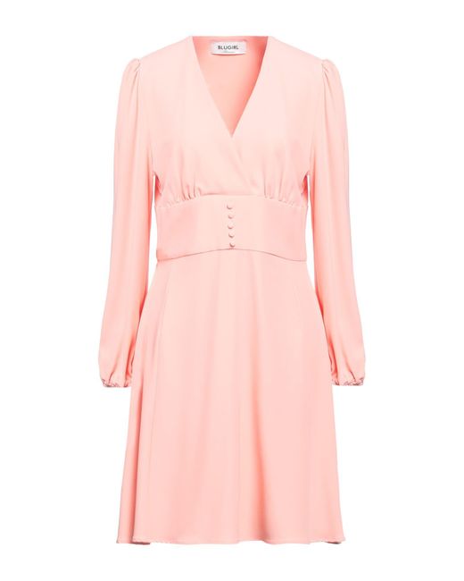 Blugirl Blumarine Short Dress in Pink | Lyst