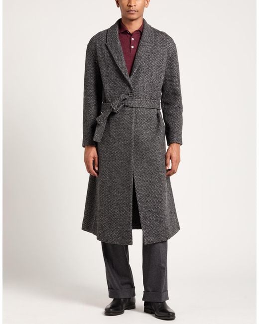 Missoni Black Coat Wool for men