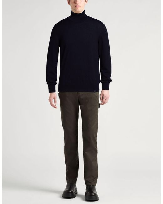 Fay Blue Turtleneck for men