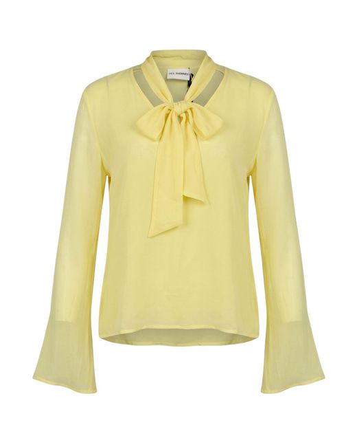 DES_PHEMMES Yellow Top Viscose