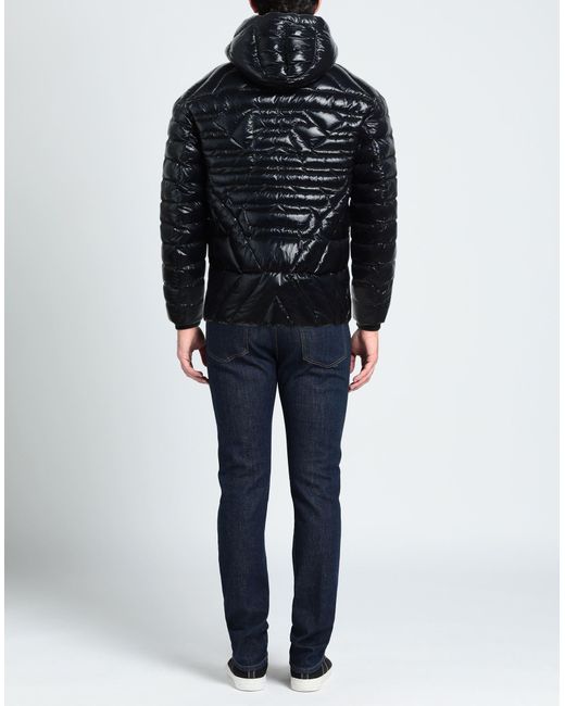 Emporio Armani Down Jacket in Blue for Men | Lyst