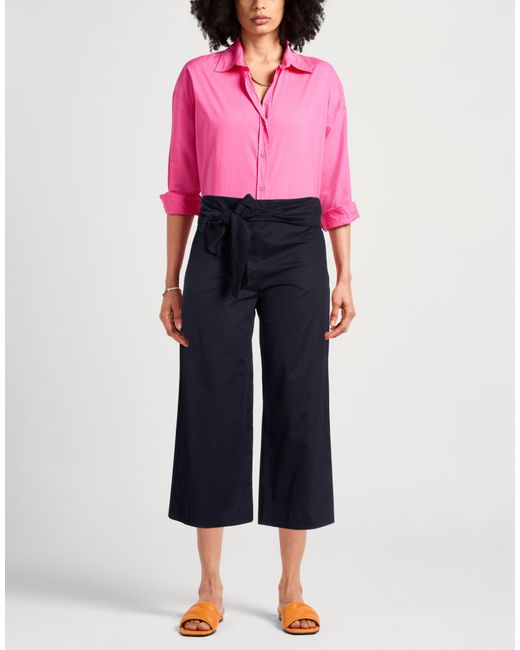 Vivetta Blue Pants Cotton, Elastane