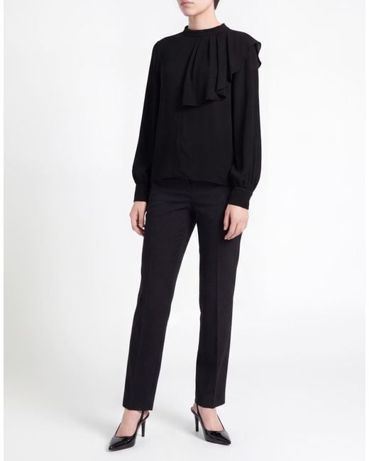 Carla G Black Top Polyester