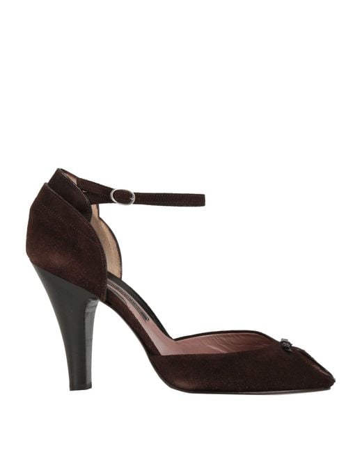 Studio Pollini Brown Pumps Leather