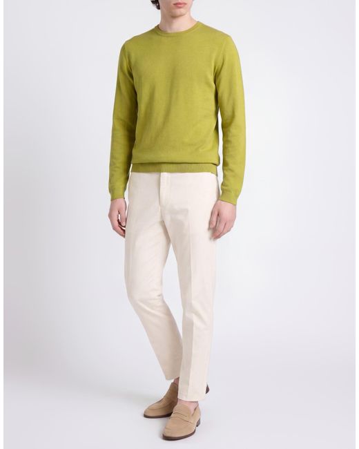 Gran Sasso Green Sweater Virgin Wool for men